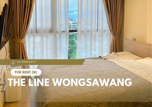 For Rent 📍 THE LINE Wongsawang 📍 Fully furnished and equipped with appliances; near MRT Wongsawang.