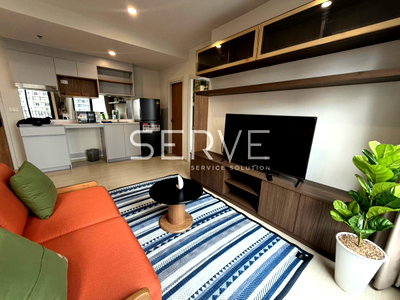 Condos for rent : 2 Beds Large Room City View New Condo City View Fully furnished Close to Rama 3 and Sathorn area,  Terminal 21 @ Nue Riverest Ratburana