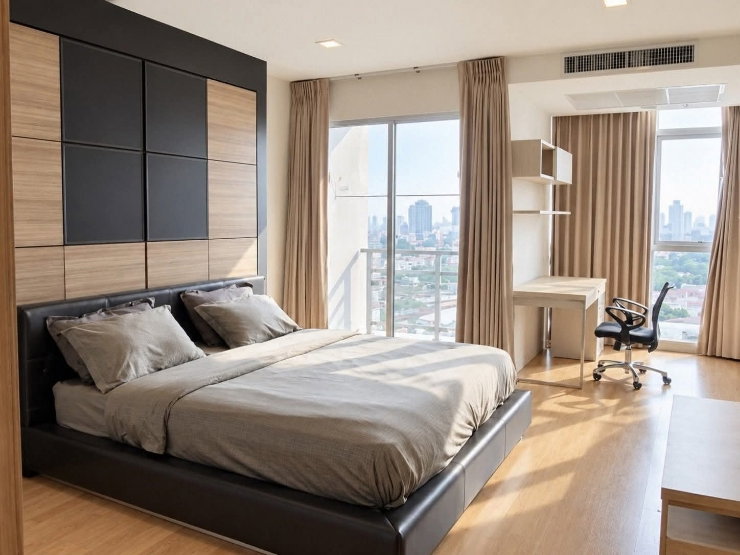 รูป 🌟 Nusasiri Grand Condo ( 261001 ) Size 80 SQ.M Type 1 Bedroom 1 Bathroom On the 14th Floor 
Rental.40,000 THB - รูปที่ 5/7