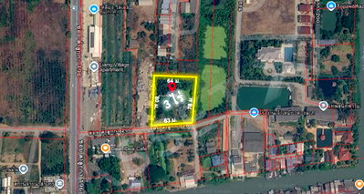 ที่ดิน โรงเรียนเซนต์แอนดรูส์อินเตอร์เนชันแนล กรุงเทพ : ขายที่ดิน 3 ไร่ | ซอยลำลูกกา 200 ปทุมธานี ผังเมืองสีแดง • โอกาสพัฒนาที่อยู่อาศัยและธุรกิจ* ใกล้ KIS International School • Rainwood Park