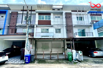 ทาวน์โฮม นิคมอัญธานี (เจมโมโปลิส) : ขายทาวน์เฮาส์ 3 ชั้น เนอวานา พาร์ค สุขุมวิท 77 อ่อนนุช ประเวศ 21 ตร.ว.