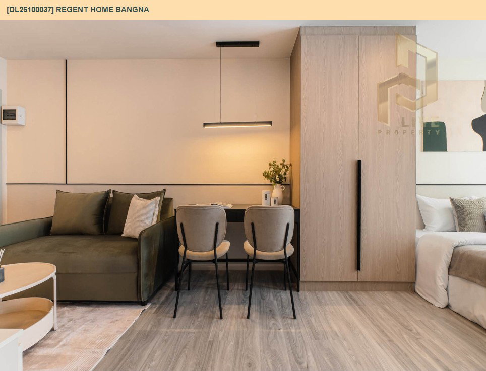 รูป DL26100037 ให้เช่าคอนโด รีเจ้นท์ โฮม บางนา (Regent home bangna) ใกล้ BTS บางนา พร้อมเข้าอยู่ โทรด่วน 0638692663 LineID @952jdxxk - รูปที่ 4/7