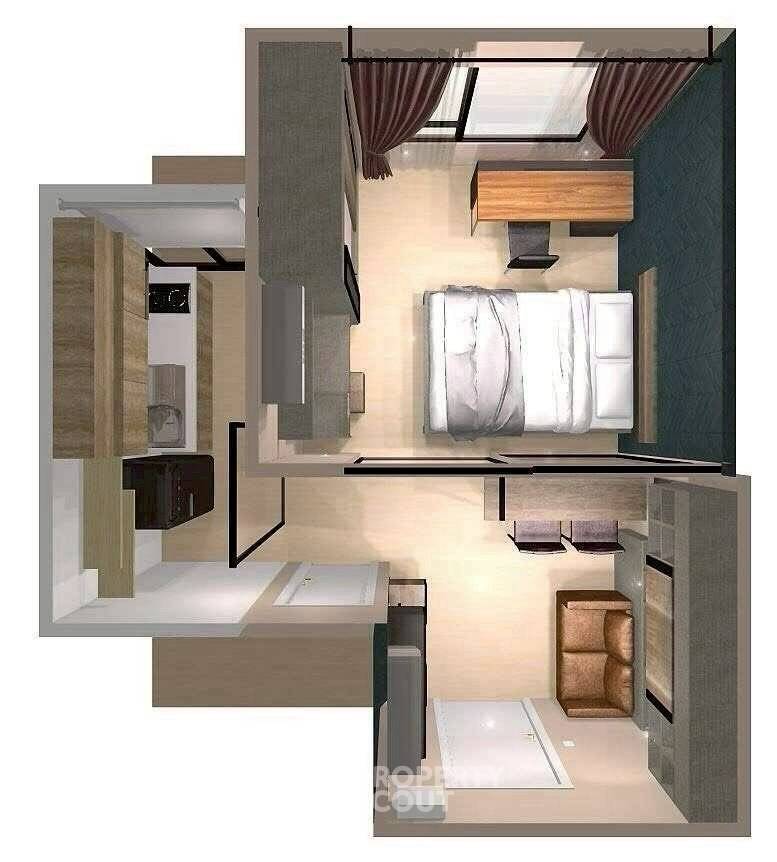 picture 1-BR Condo at Life Asoke near ARL Makkasan (ID 2085524) - 12/12