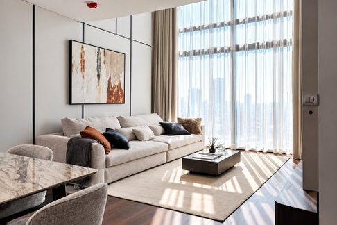 Sale !! Laviq Sukhumvit 57, 2 bed Duplex, 2 bath, high floor, Modern style, There is a bathtub !! Code C20261000004 furnished, Special Deal!!📣📣
