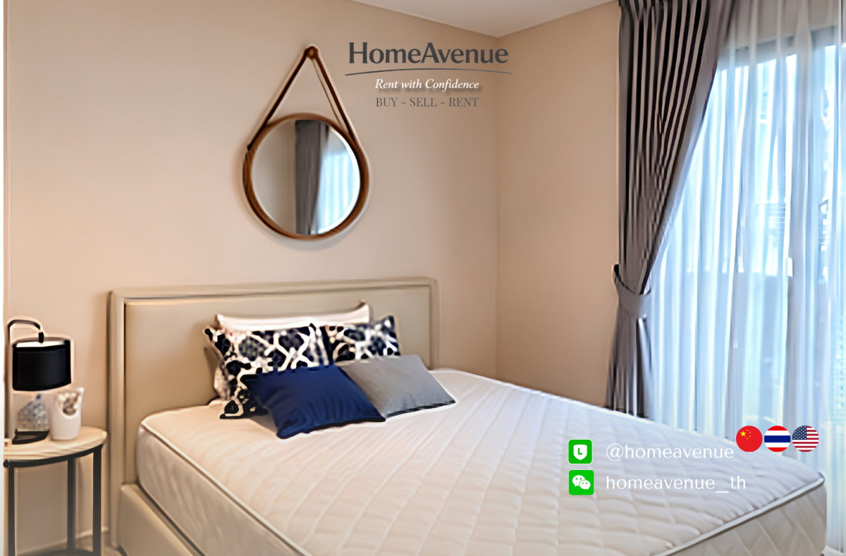 picture Highlight✨ 1Bed 🚇 Near MRT Phra Ram 9 🌏 TM30 Service 📲 Line: @homeavenue ⭐HA-1327 - 3/6
