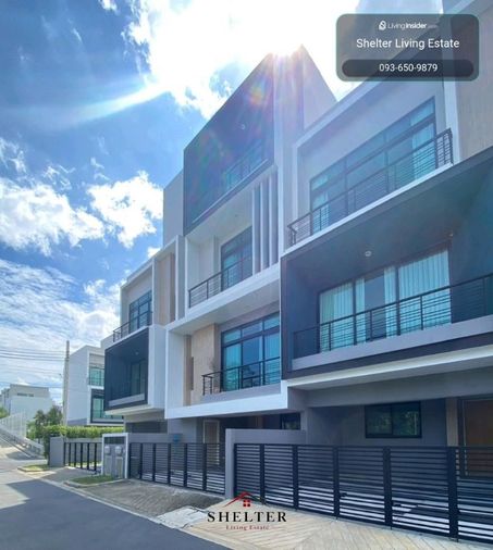 ให้เช่าทาวน์โฮม 3 ห้องนอน 203 ตร.ม. 32 ตร.ว. เนอวานา ดีฟายน์ กรุงเทพกรีฑา