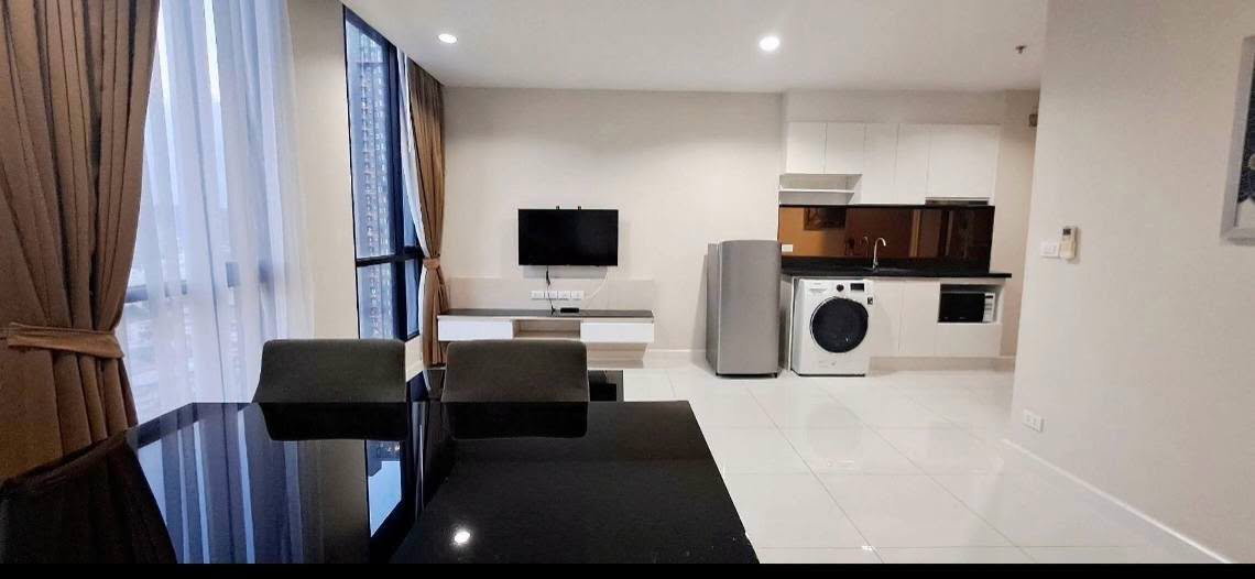 รูป Condo for RENT : Up Ekamai  𝐒𝐢𝐳𝐞 : 59.39 sqm. 2 Bedroom /1 Bathroom / Corner / City view  𝐅𝐥𝐨𝐨𝐫 : 24  ✅Fully furnished - รูปที่ 8/18