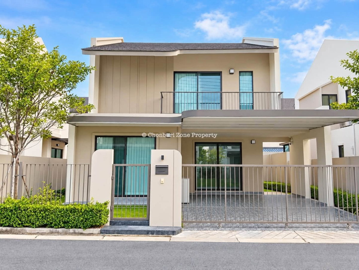 รูป ขายบ้านเดี่ยวโครงการใหม่ ม.นานาฮิลล์ไซด์ บางพระ ศรีราชา - รูปที่ 11/11