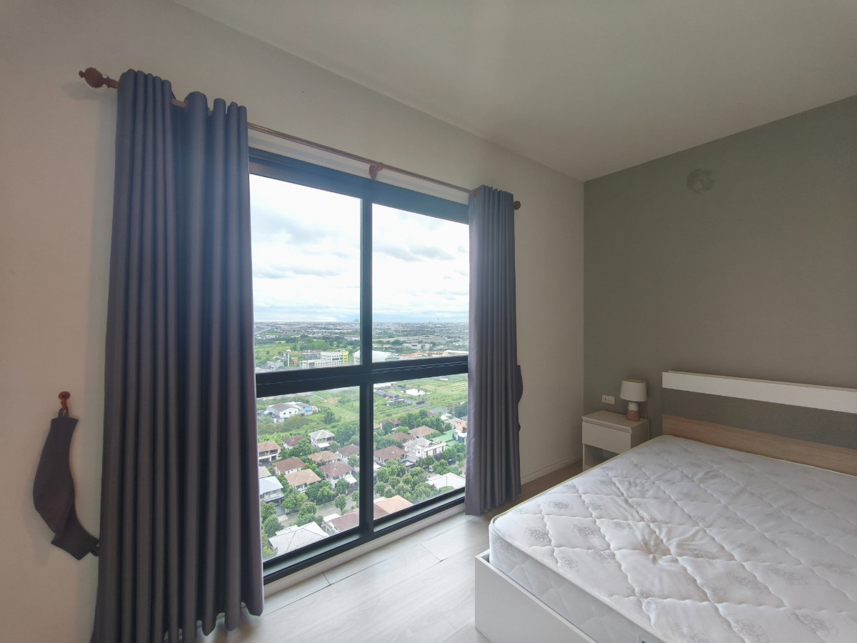 picture Condo for RENT : A Space Mega Bangna 𝐒𝐢𝐳𝐞 : 57.30 sqm. 2 Bedroom / 1 Bathroom 𝐅𝐥𝐨𝐨𝐫 : 23rd ✅Fully furnished - 12/19