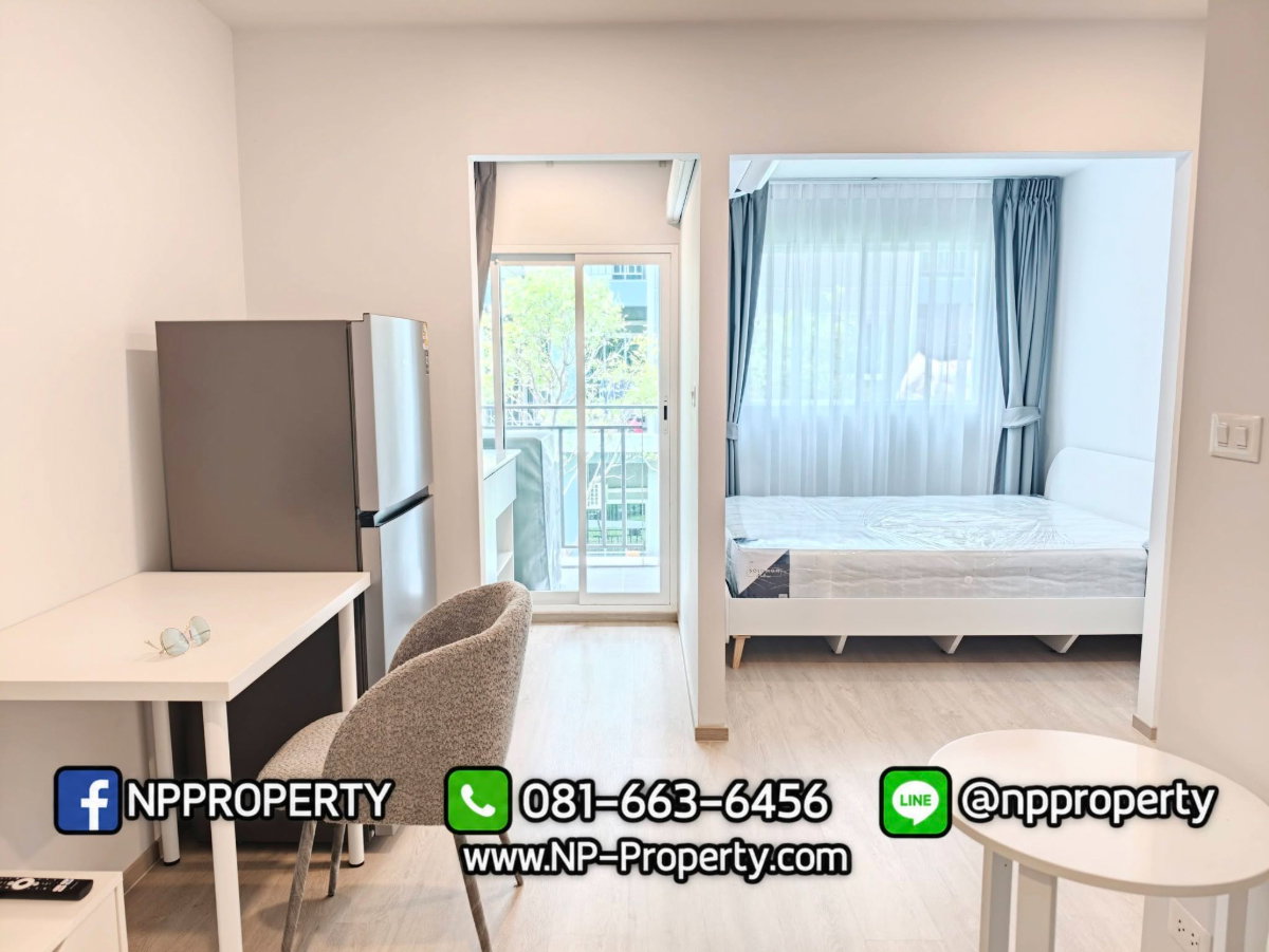 รูป 💰 เช่าเพียง 7,000 บาท/เดือน 😍  🧺 พร้อมเครื่องซักผ้า + ห้องใหญ่ 26 ตร.ม. - รูปที่ 4/12