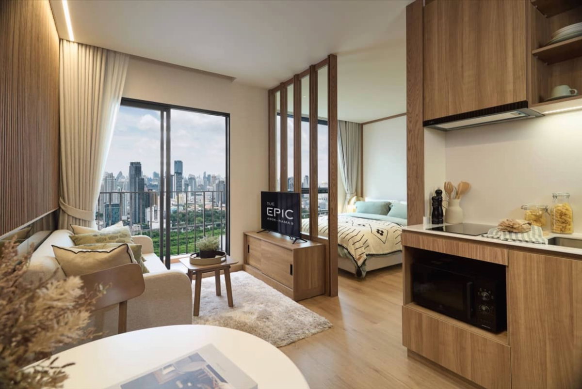 รูป For Sale: NUE Epic Asok – Rama 9 | 1 Bedroom | 26 SQ.M. | Building C, 15th Floor - รูปที่ 4/6