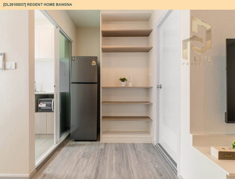 รูป DL26100037 ให้เช่าคอนโด รีเจ้นท์ โฮม บางนา (Regent home bangna) ใกล้ BTS บางนา พร้อมเข้าอยู่ โทรด่วน 0638692663 LineID @952jdxxk - รูปที่ 6/7