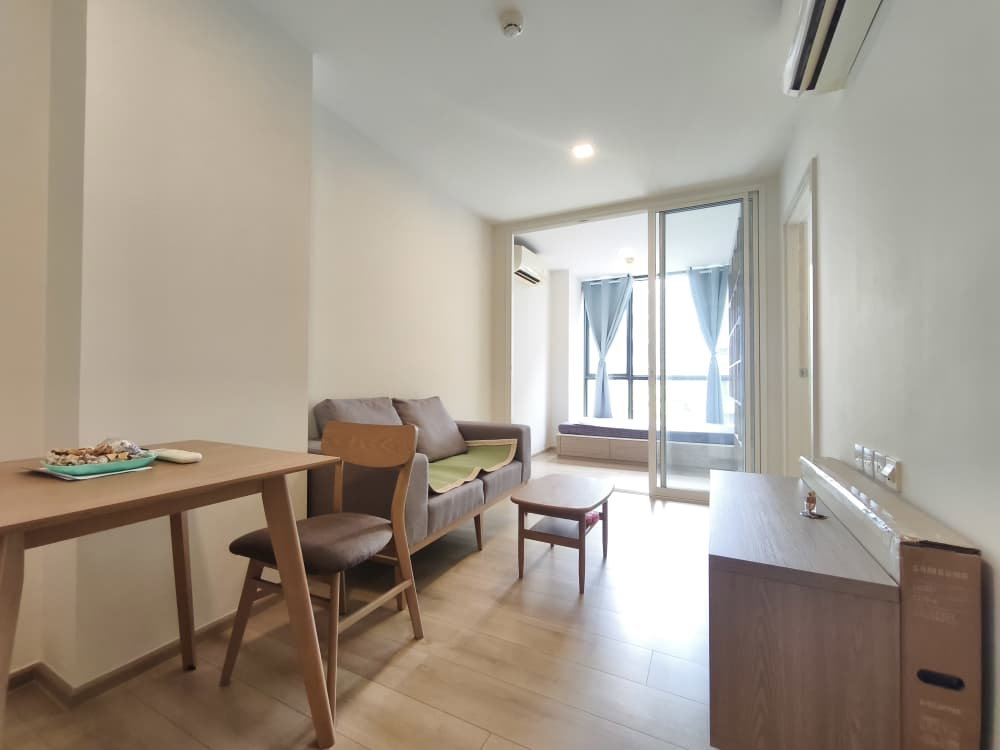 picture Condo for RENT : Chambers Onnut 𝐒𝐢𝐳𝐞 : 35 sqm. 2 Bed (1 Bed Plus) / 1 Bath   𝐅𝐥𝐨𝐨𝐫 : 5th  ✅Fully furnished - 9/15