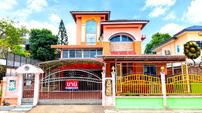 ขายบ้านเดี่ยว : ขายบ้านเดี่ยว 3 ชั้น Honey Ville กาญจนาภิเษก ทวีวัฒนา ฟังก์ชันครบ ทำเลดี ฟังก์ชันครบ