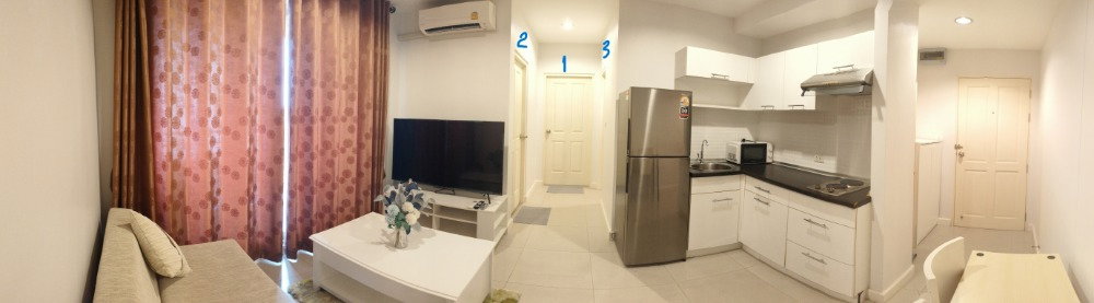 รูป ให้เช่า 2 ห้องนอน คอนโด แอท ซิตี้ สุขุมวิท 101/1 ขนาด 51 ตรม ตึก E ชั้น 7 เพียง 18000 บาท - รูปที่ 5/16