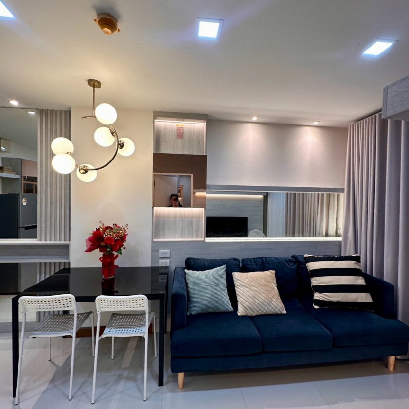 รูป ให้เช่า Airlink Residence ร่มเกล้า-สุวรรณภูมิ อาคาร 5 ชั้น 6 ห้องสวย 35 ตร.ม. 12,500 บาท/เดือน - รูปที่ 6/7