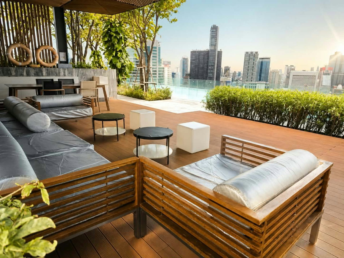 picture FOR RENT: Cozy Muji Style 1 Bed 34 Sq.m. @ Triple Y Residence | 29th Floor, North View, Direct MRT Access | - 5/8
