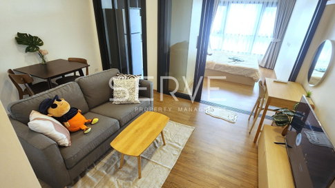 1 Bed Large Room High Floor 15+ City View Fully furnished Good Location Close To  MRT  Phahon Yothin @   THE LINE vibe 