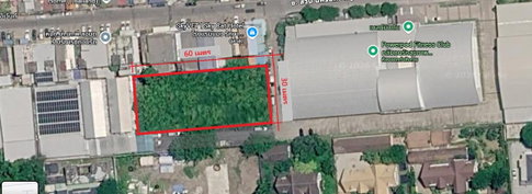 Land for long-term rent near Paradise Park Mall and Seacon Square Srinakarin