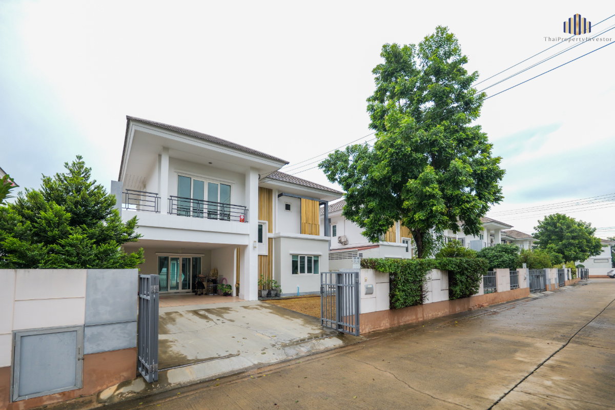 รูป หลังบ้านติดทะเลสาบ! เงียบสงบ ร่มรื่น!! ขายบ้านเดี่ยว เดอะ เลควิลล์ พระราม 2 (The Lake Ville Rama 2) 80.9 ตร.วา ใกล้เซ็นทรัลมหาชัย | #TPI-3500 - รูปที่ 4/19