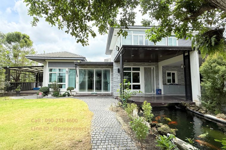 3-bed house for sale, 325 sqm, 152.1 sq wah, Mantana Wongwaen - Bangbon