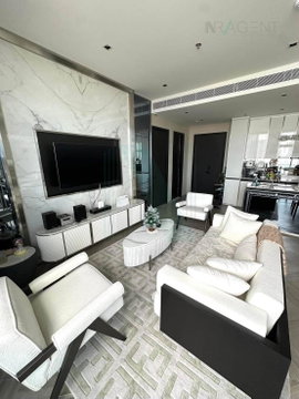 📌 For Rent Condo CHAPTER CHAROENNAKHORN-RIVERSIDE Building A, Floor 24,2 bed room, Room size 78 sqm