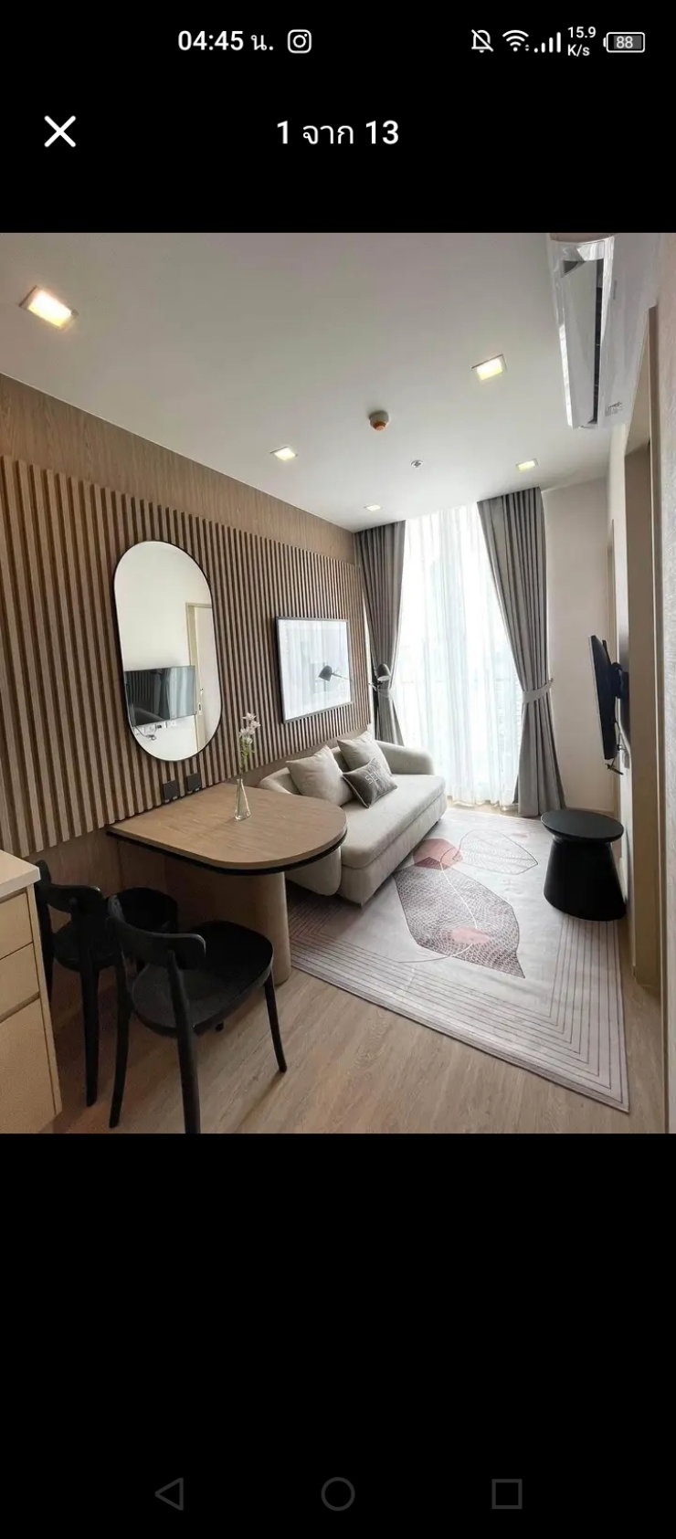 🌟 Noble state 39 ( 261006 ) Size 30 SQ.M Type 1 Bedroom 1 Bathroom On the 35th Floor Rental.32,000 THB