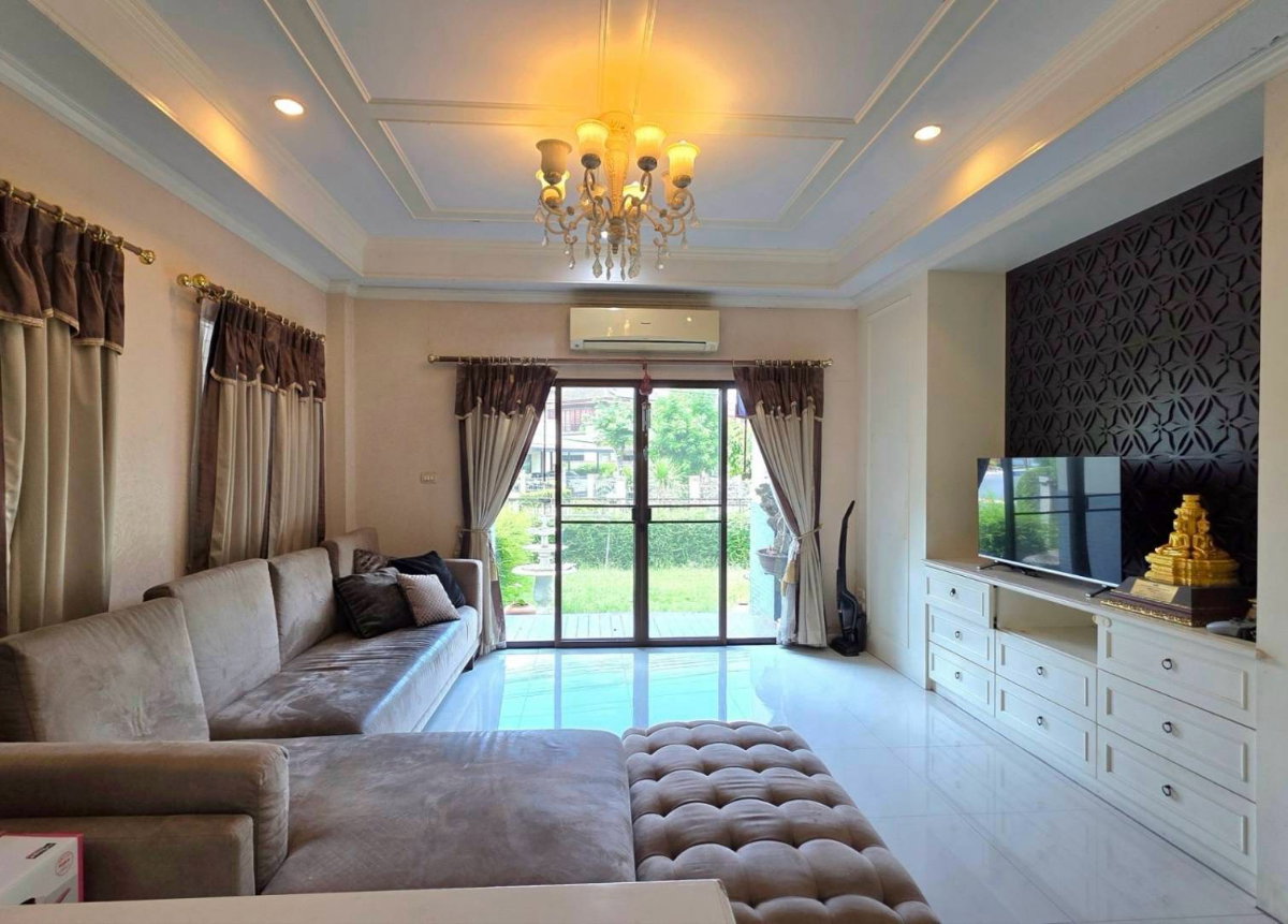 รูป ขายบ้านเดี่ยวจอดรถได้หลายคันหน้าโครงการติดถนนกาญจนาภิเษก-พระราม5 - รูปที่ 5/6