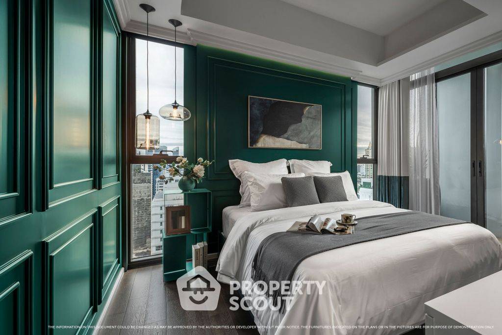 picture High-Floor 2-BR 93 Sqm At Muniq Sukhumvit 23, 100m To MRT Sukhumvit (ID 2198962) - 22/24