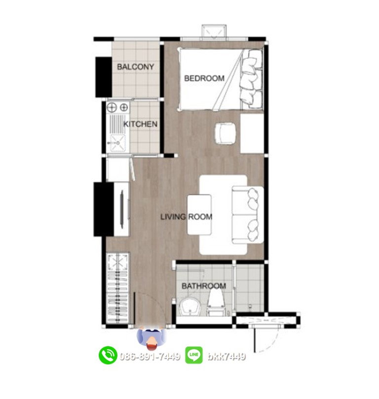 picture FOR RENT: Regent Home Bangna Bld.A 28 Sq.m. BTS Bangna/BITEC - 16/20