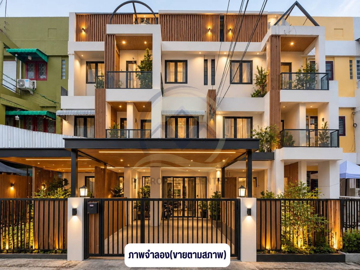 รูป หมู่บ้านธันยกานต์ ถนนวัชรพล ทาวน์โฮม 3 ชั้น ทำเลศักยภาพ ชื่อมต่อถนนสายหลักหลายสาย สิ่งอำนวยความสะดวกครบครัน น้ำไม่ท่วมหมู่บ้าน - รูปที่ 2/20