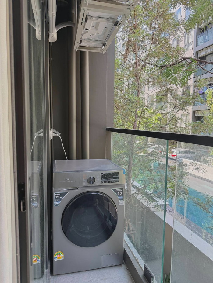 รูป ✨ ให้เช่าคอนโดใหม่ Beat Sukhumvit 93  🛏️ 1 นอน+ 1 ห้องเอนกประสงค์, 36 ตร.ม. วิวสระ 🚝 ใกล้ BTS บางจาก  - รูปที่ 10/17