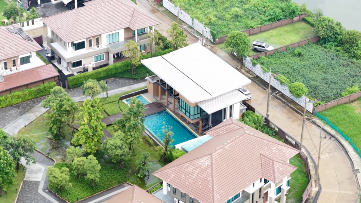รูป หลังบ้านติดทะเลสาบ! เงียบสงบ ร่มรื่น!! ขายบ้านเดี่ยว เดอะ เลควิลล์ พระราม 2 (The Lake Ville Rama 2) 80.9 ตร.วา ใกล้เซ็นทรัลมหาชัย | #TPI-3500 - รูปที่ 19/19