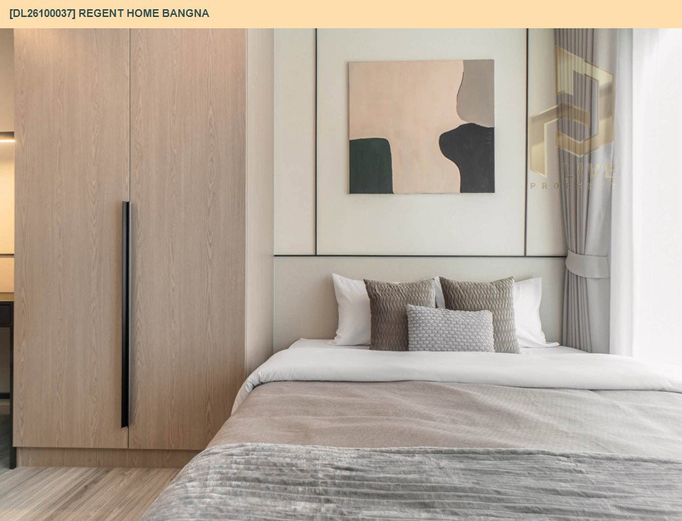 รูป DL26100037 ให้เช่าคอนโด รีเจ้นท์ โฮม บางนา (Regent home bangna) ใกล้ BTS บางนา พร้อมเข้าอยู่ โทรด่วน 0638692663 LineID @952jdxxk - รูปที่ 2/7