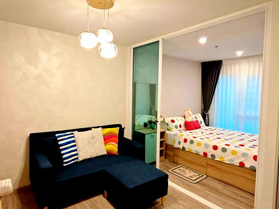 คอนโดให้เช่า : ให้เช่า คอนโด 1 นอน 1 น้ำ 28 ตร.ม. ชั้น 10 Regent Home Bangna รีเจ้นท์ โฮม บางนา เฟอร์ครบ พร้อมเข้าอยู่ ใกล้ BTS บางนา และไบเทค 10,000 บาท/เดือน