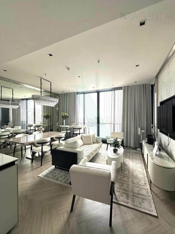 picture 🚩 For Rent Condo CHAPTER CHAROENNAKHORN-RIVERSIDE Building A, Floor 24,2 bed room, Room size 78 sqm - 5/8