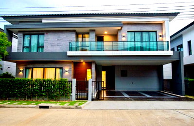 Houses for rent Suwannaphum International Airport : 📌 For Rent 2-story House THE CITY BANGNA 4 bedroom 6 bathroom