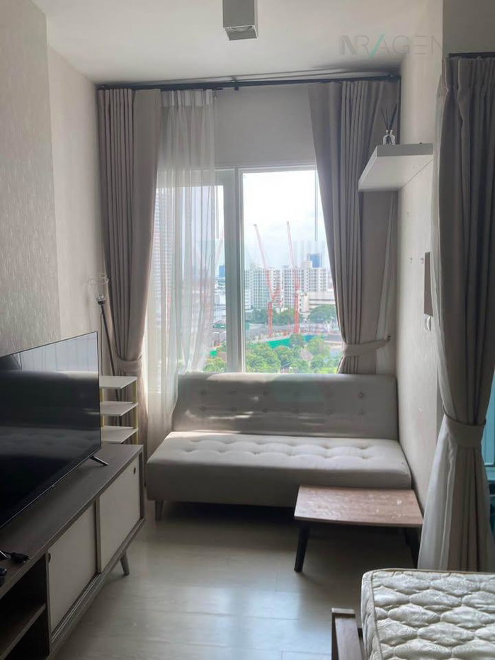 picture 🚩 For Rent Condo CHAPTER ONE ECO RATCHADA - HUAI KHWANG Building D, Floor 12A,Studio, Room size 24 sqm - 1/8