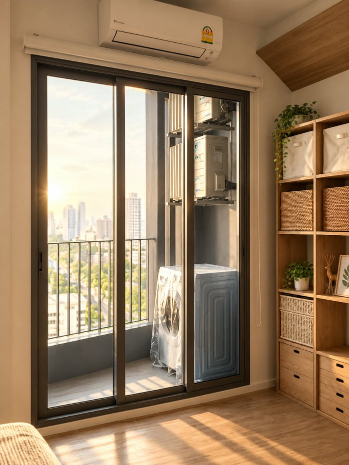 picture FOR RENT: Cozy Muji Style 1 Bed 34 Sq.m. @ Triple Y Residence | 29th Floor, North View, Direct MRT Access | - 4/8