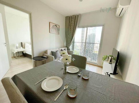 For Rent Condo NOBLE REVOLVE RATCHADA 2 Building 1, Floor 9,2 bed room, Room size 39 sqm