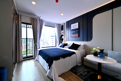 Condos for rent : 💖💖 Rental Condo 🌃 SOHO Bangkok Ratchada 1BR 26 sq.m. 22K ✨ Beautiful Unit Near MRT Huai Khwang 
