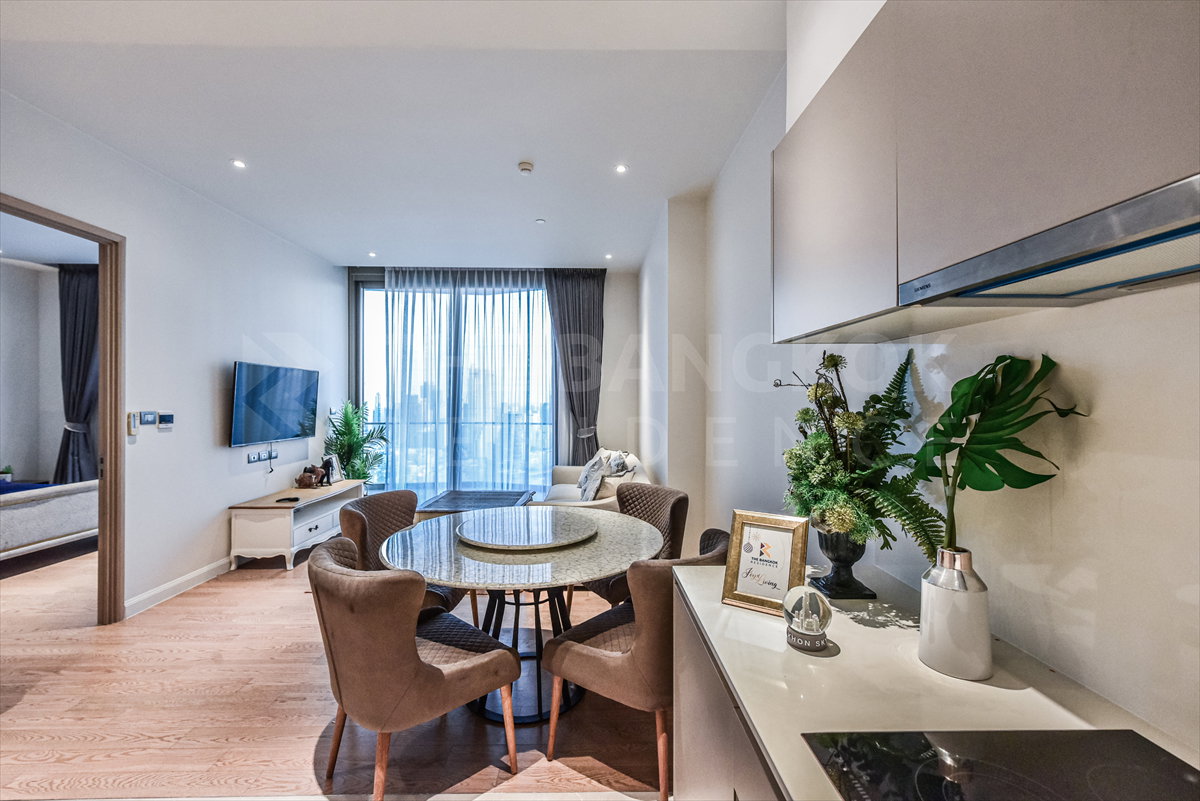 รูป 💖💖 เช่าคอนโด 🌆 Magnolias Waterfront Residences @ ICONSIAM 1นอน 66ตร.ม. 65k ✨ ห้องสวย ชั้นสูง วิวแม่น้ำ ใกล้ BTS เจริญนคร - รูปที่ 6/8