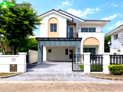 บ้านเดี่ยว แจส กรีน วิลเลจ คู้บอน : ขายบ้านเดี่ยว 2 ชั้น วัชรพล–รามอินทรา 3 ห้องนอน 3 ห้องน้ำ มีสวนส่วนตัว