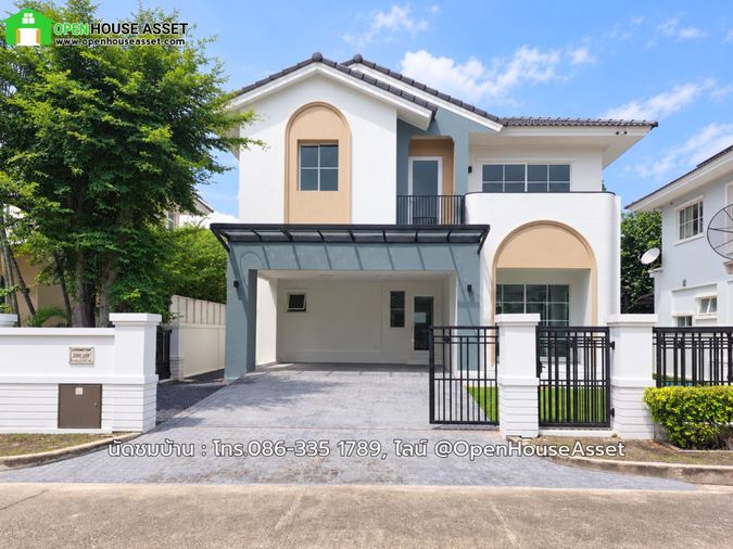 ขายบ้านเดี่ยว 3 ห้องนอน 176 ตร.ม. 62.1 ตร.ว. มัณฑนา วัชรพล - รามอินทรา 2