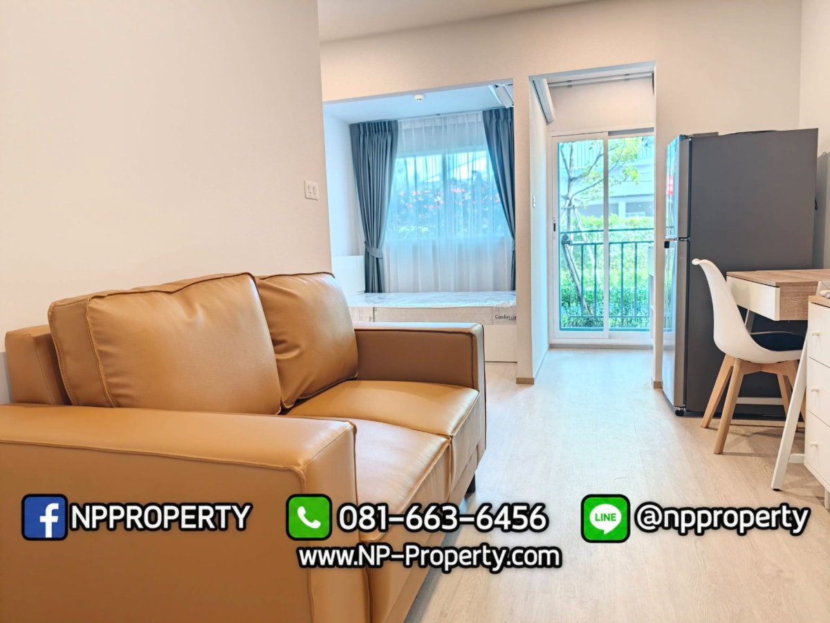 รูป 🏡🌿 คอนโด EARN อมตะนคร ชั้น 1 โปร่งโล่ง อยู่สบาย ไม่ต้องรอลิฟต์! 😍🔥 💰 เช่าเพียง 6,500 บาท/เดือน - รูปที่ 2/14