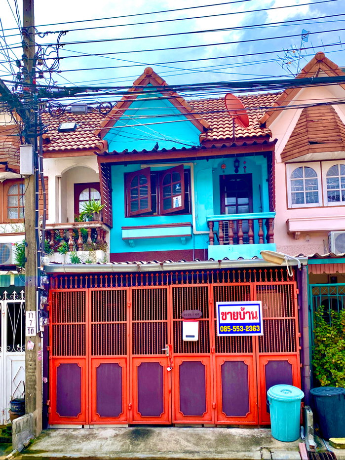รูป ขายทาวน์เฮาส์ 2 ชั้น ใกล้ซีคอนศรีนครินทร์ (เจ้าของขายเอง) - รูปที่ 1/9