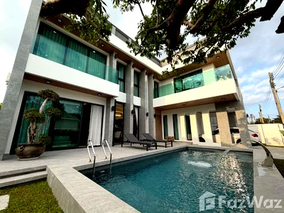 Houses for sale Bang Lamung Chonburi : Luxurious 5BR Modern Pool Villa in Impress House, Mabprachan 6828917