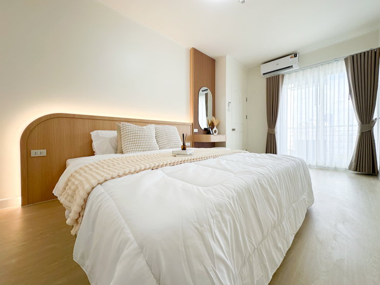 รูป ซิตี้โฮม ปิ่นเกล้า ห้องใหญ่ 42 ตรม รีโนเวทใหม่ สวยจึ้งง - รูปที่ 9/13