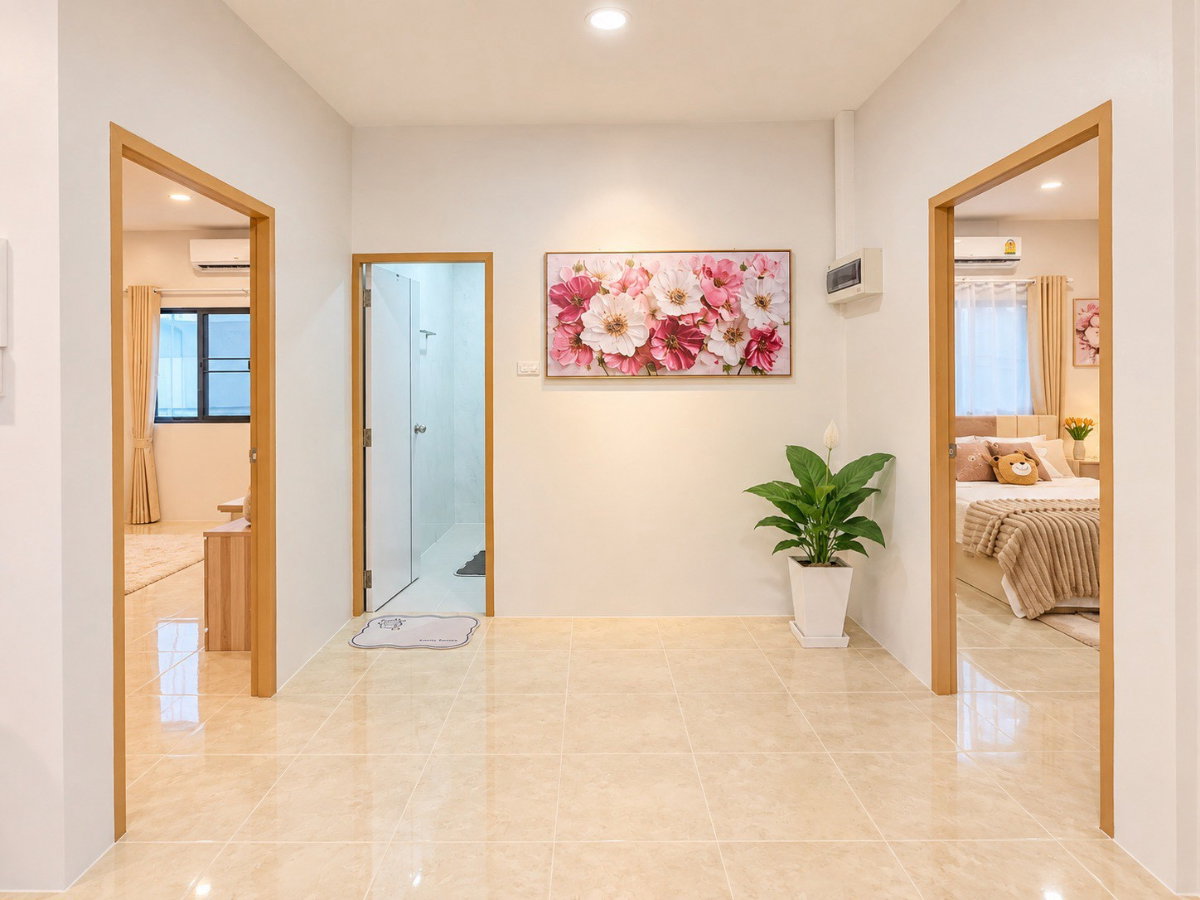 รูป ขายบ้านนอกโครงการ ใกล้สำนักงานที่ดินอำเภอสันทราย บ้านสวย พร้อมเข้าอยู่ (ID:772HS) - รูปที่ 10/19