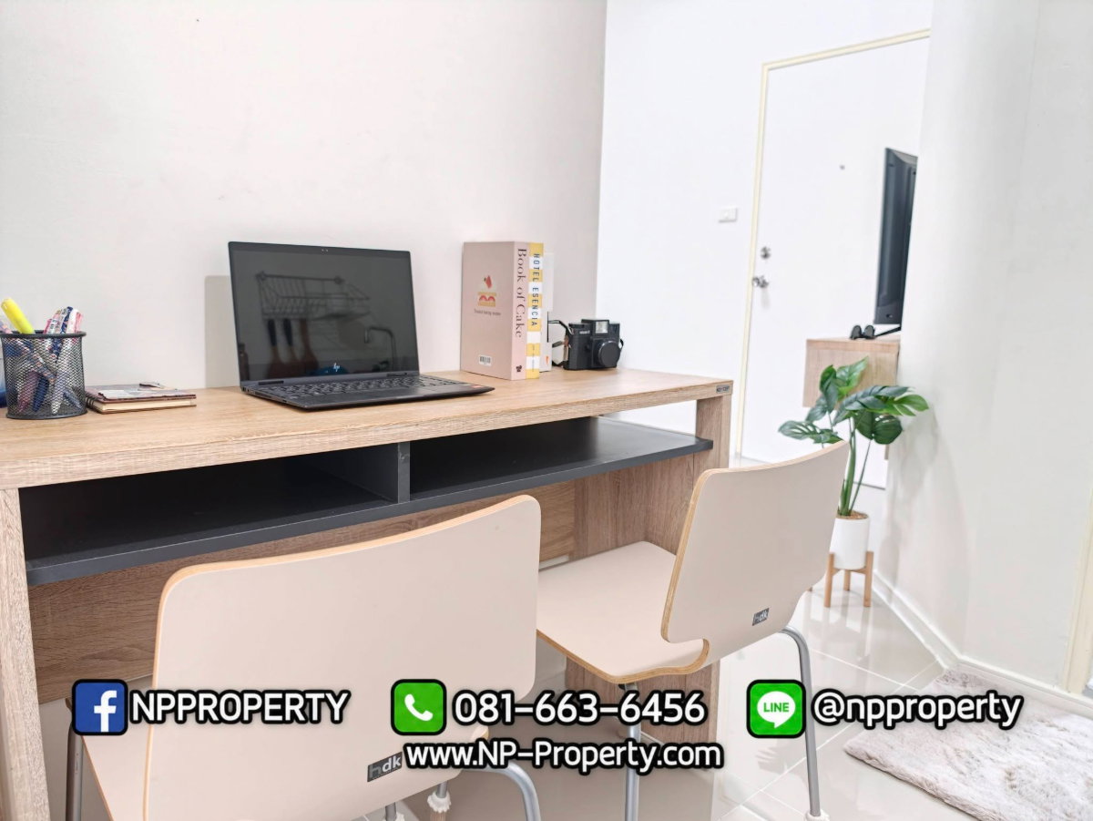 รูป 🔥🏡 890,000 บาท! ห้องมินิมอลชั้น 1 เพดานสูง วิวโปร่งโล่ง ไม่มีตึกบัง! 😍🤍✨  💎 ซื้อไปไม่ต้องซ่อม เพราะเราทำให้หมดแล้ว! 🔑🔥 - รูปที่ 21/26